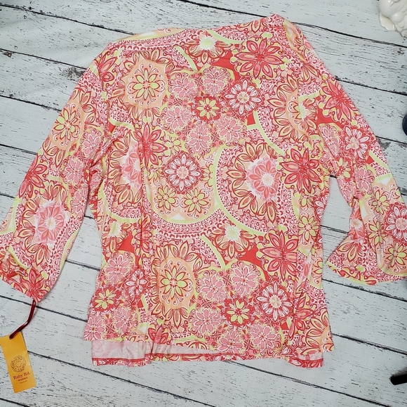 Ruby Rd  women's  top. Size 2x NWT happy daze - Picture 3 of 9